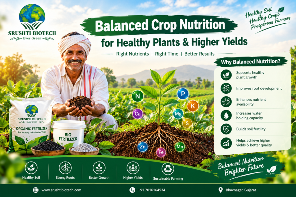 Balanced crop nutrition for healthy plants and higher yields